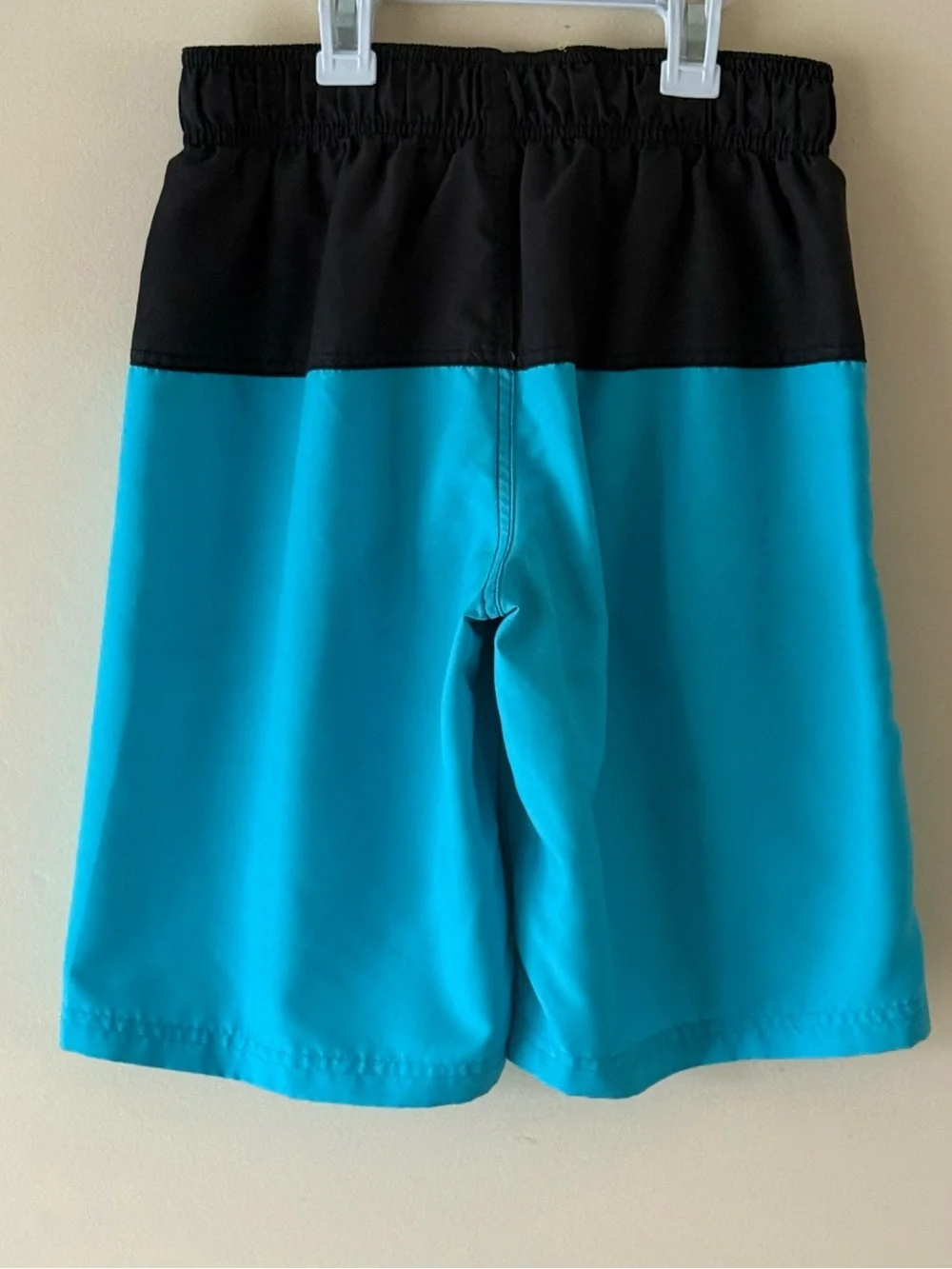 Gerry Boys Aqua Swim Trunks with Black Waistband, Size M(10-12)
